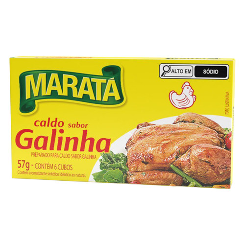 CALDO DE GALINHA MARATÁ  57GR  - DP COM 10 UN