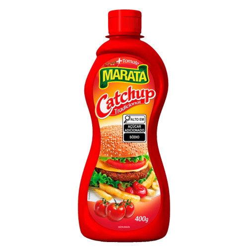 CATCHUP MARATÁ 400GR TRADICIONAL - CX COM 24 UN