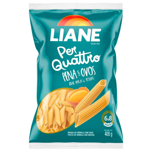 MACARRÃO LIANE 400GR PENA - FD COM 30 PC