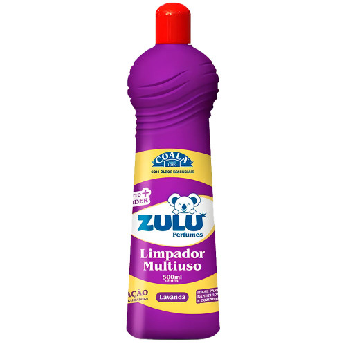 MULTIUSO ZULU 500ML LAVANDA - CX COM 12 UN