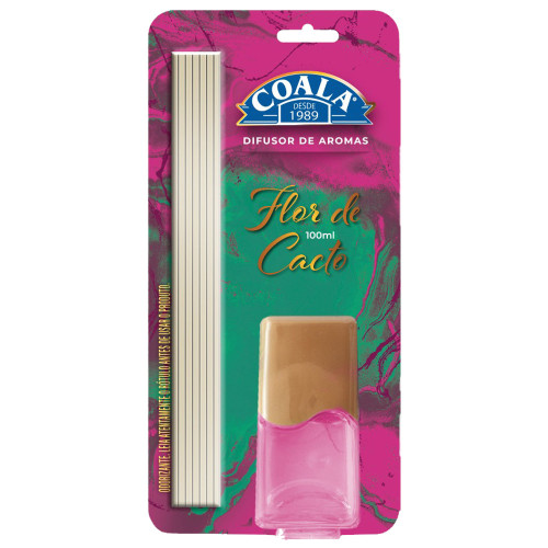 DIFUSOR DE AROMAS COALA 100ML FLOR DE CACTO - UNIDADE