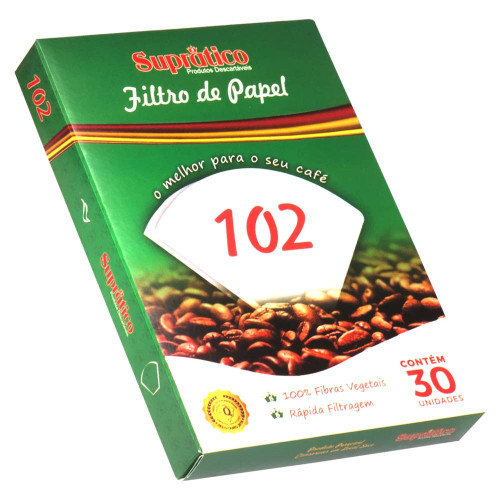 FILTRO DE PAPEL SUPRÁTICO COM 30 "103" -  PC COM 5 UN