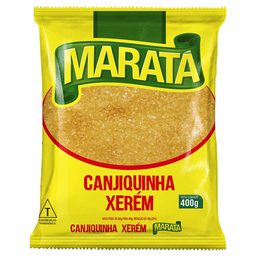 CANJIQUINHA AMARELA MARATÁ 400GR XERÉM - FD COM 28 PC