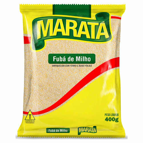 FUBÁ DE MILHO MARATÁ 400GR - FD COM 28 PC