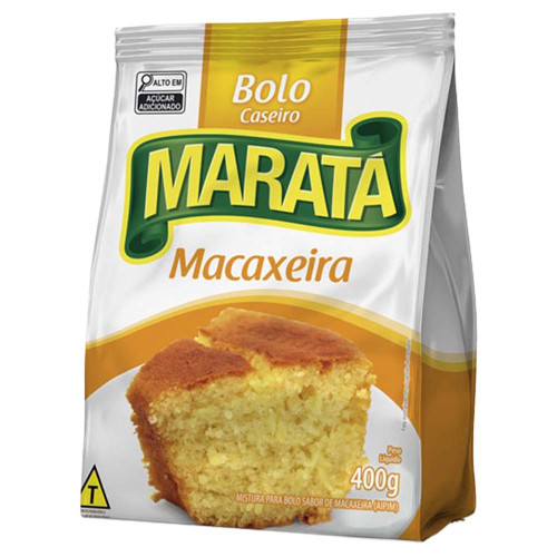 MISTURA P/ BOLO MARATÁ 400GR MACAXEIRA - CX COM 12 UN
