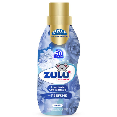 AMACIANTE CONCENTRADO COALA ZULU 1 LITRO ALGODÃO - CX COM 12 UN