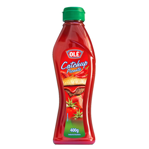 KETCHUP OLÉ 400GR PICANTE - CX COM 24 UN