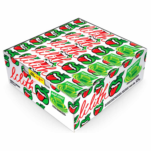 DROPS MASTIGÁVEL LÍLITH MAÇÃ VERDE 35GR - DP COM 15 UN