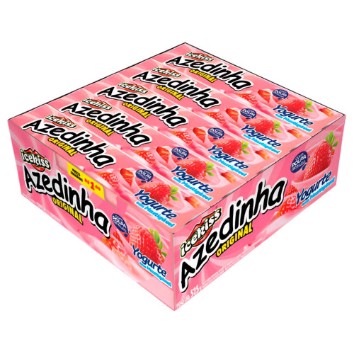 DROPS MASTIGÁVEL ICEKISS AZEDINHA IOGURTE 35GR - DP COM 15 UN
