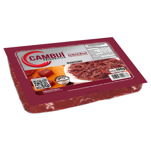 CARNE CAMBUÍ JERKED BEEF 400GR DIANTEIRO - UNIDADE