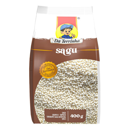 SAGU DE MANDIOCA DA TERRINHA 400GR - FD COM 12 PC
