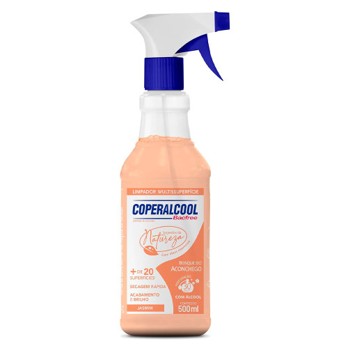 ÁLCOOL COPERALCOOL SEGREDOS DA NATUREZA 500ML BOSQUE DO ACONCHEGO - CX COM 12 UN