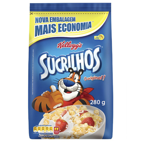 CEREAL SUCRILHOS KELLOGG'S 280GR ORIGINAL - CX COM 12 PC
