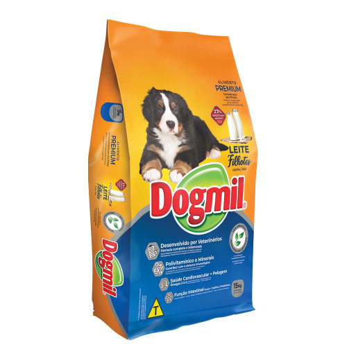 RAÇÃO DOGMIL FILHOTES 15 KILOS SABOR LEITE - UNIDADE