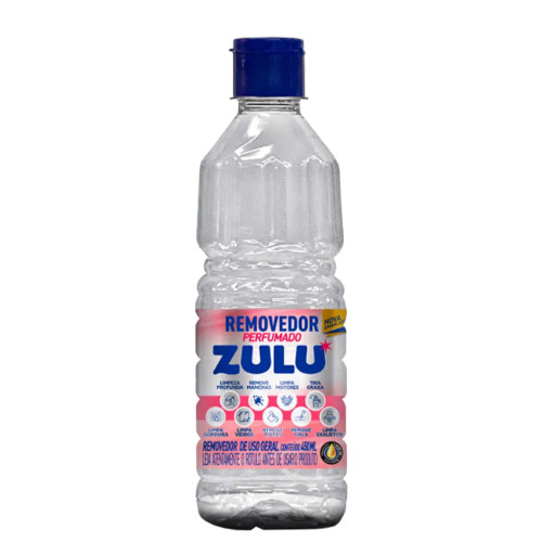 REMOVEDOR ZULU 450ML PERFUMADO - CX COM 12 UN