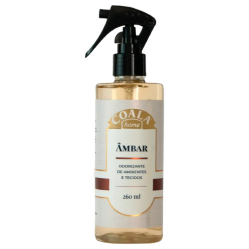 ODORIZANTE DE AMBIENTES E TECIDOS HOME COALA 260ML ÂMBAR - CX COM 6 UN