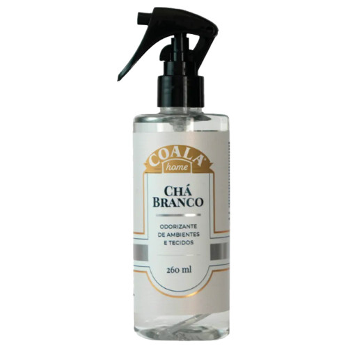 ODORIZANTE DE AMBIENTES E TECIDOS HOME COALA 260ML CHÁ BRANCO - CX COM 6 UN