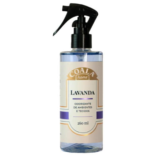 ODORIZANTE DE AMBIENTES E TECIDOS HOME COALA 260ML LAVANDA - CX COM 6 UN