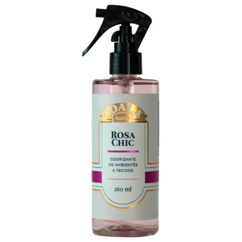 ODORIZANTE DE AMBIENTES E TECIDOS HOME COALA 260ML ROSA CHIC - CX COM 6 UN