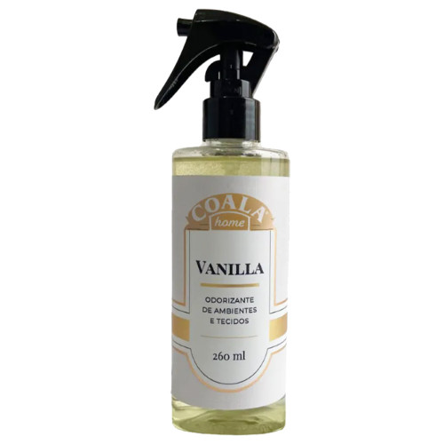 ODORIZANTE DE AMBIENTES E TECIDOS HOME COALA 260ML VANILLA - CX COM 6 UN