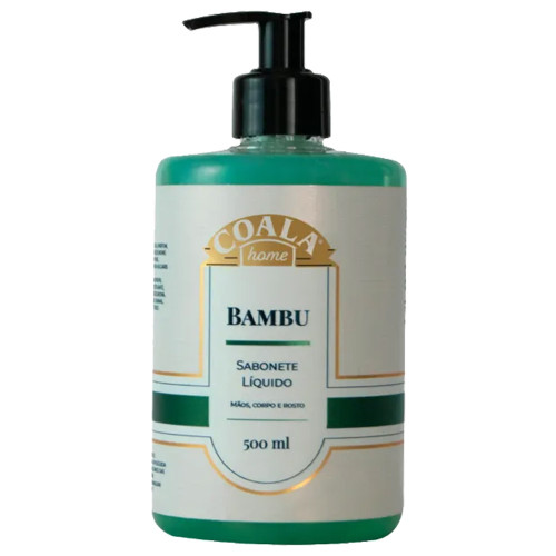 SABONETE LÍQUIDO HOME COALA 500ML BAMBU - CX COM 6 UN