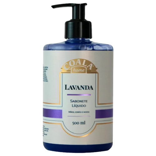 SABONETE LÍQUIDO HOME COALA 500ML LAVANDA - CX COM 6 UN