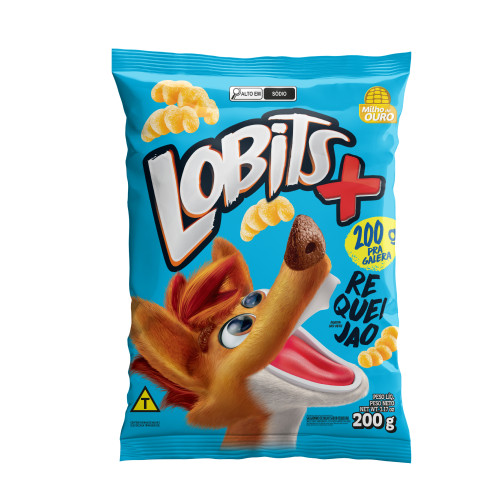 SALGADINHO LOBITS 200GR REQUEIJÃO - CX COM 12 PC