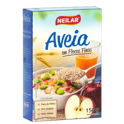 AVEIA NEILAR 150GR EM FLOCOS FINO - CX COM 12 UN