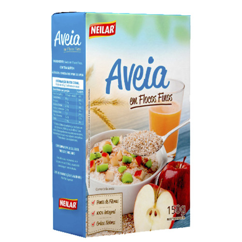 AVEIA NEILAR 150GR EM FLOCOS FINO - CX COM 12 UN