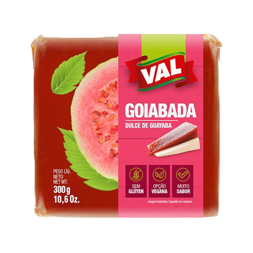 GOIABADA VAL 300GR FLOW PACK - CX COM 36 UN