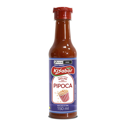 MOLHO PARA PIPOCA KISABOR 150ML - CX COM 24 UN