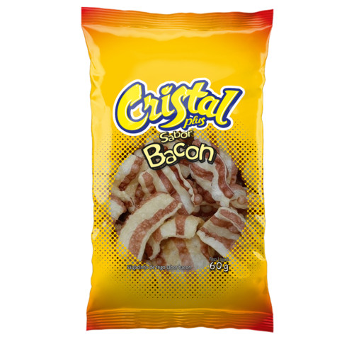 PURURUCA CRISTAL PLUS 60GR BACON - CX COM 18 UN