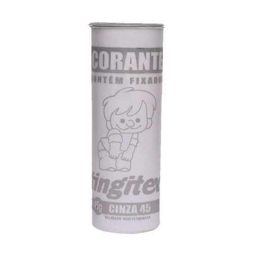 CORANTE PARA ROUPA TINGITEX 45GR CINZA - PC COM 6 UN