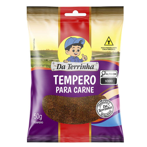 TEMPERO PARA CARNE DA TERRINHA 50GR - CX COM 24 UN