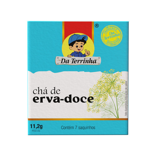 CHÁ DA TERRINHA 11,2GR ERVA-DOCE - FD COM 10 UN