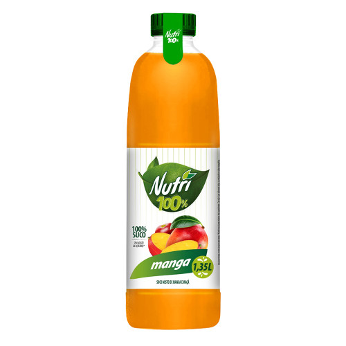 SUCO NUTRI 100% 1,35LT MANGA - CX COM 6 UN