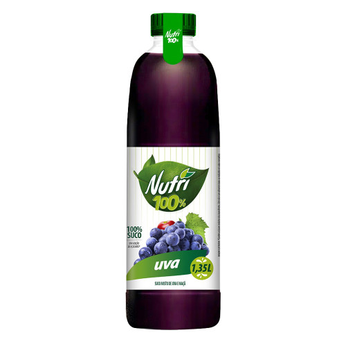 SUCO NUTRI 100% 1,35LT  UVA - CX COM 6 UN
