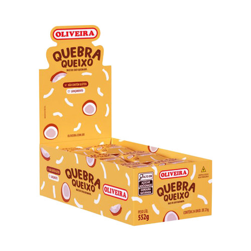 QUEBRA QUEIXO OLIVEIRA 23GR - DP COM 24 UN
