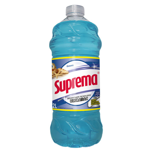 DESINFETANTE SUPREMA 2 LITROS OCEANIC - CX COM 6 UN