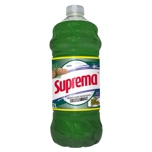 DESINFETANTE SUPREMA 2 LITROS PINHO - CX COM 6 UN