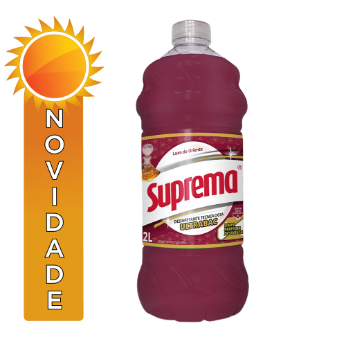 DESINFETANTE SUPREMA 2 LITROS LUXO DO ORIENTE - CX COM 6 UN