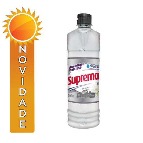 REMOVEDOR SUPREMA 500ML - CHÁ BRANCO CX COM 12 UN