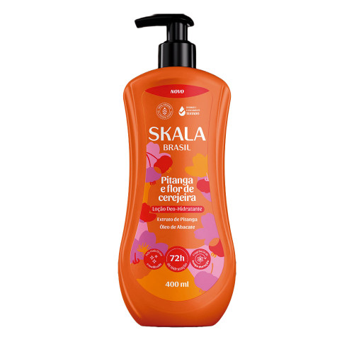 LOÇÃO DEO-HIDRATANTE SKALA 400ML PITANGA E FLOR CEREJEIRA - CX COM 12 UN