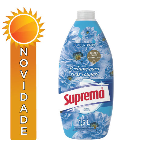 AMACIANTE CONCENTRADO SUPREMA 1,5 LITRO SUAVE ENCANTO - CX COM 6 UN
