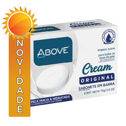 SABONETE ABOVE 75GR CREAM ORIGINAL - PC COM 6 UN
