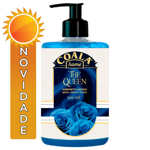 SABONETE LÍQUIDO HOME COALA 500ML THE QUEEN - CX COM 6 UN