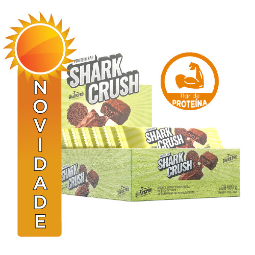BARRA PROTEICA SHARKCRUSH SHARK PRO 40GR BRIGADEIRO - DP COM 12 UN