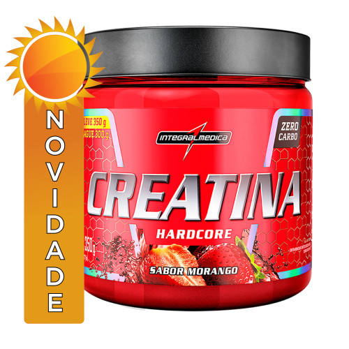 CREATINA HARDCORE INTEGRALMEDICA 350GR MORANGO - UNIDADE