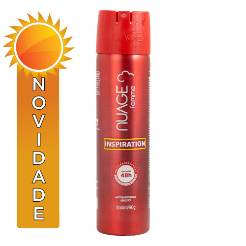 DESODORANTE NUAGE 48H 150ML FEMME INSPIRATION - CX COM 12 UN