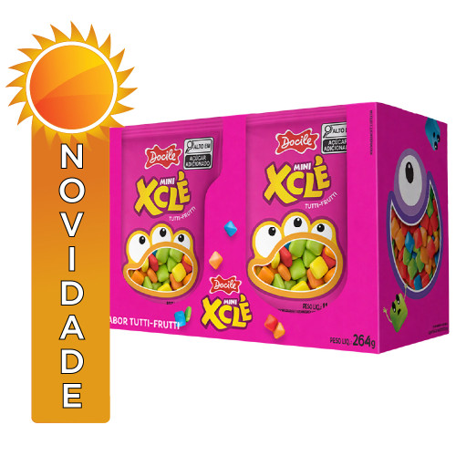 MINI XCLÉ DOCILE 11GR TUTTI-FRUTI - DP COM 24 UN